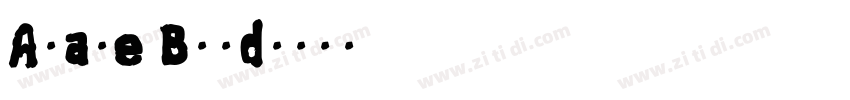 Aware Bold字体转换